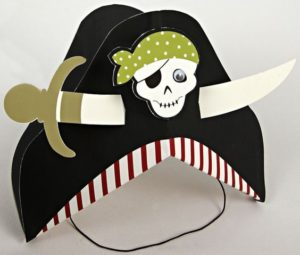 Шляпа пирата из картона